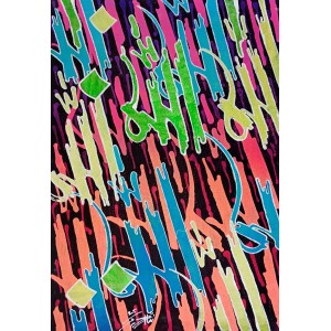 Nisar Ahmed, 12 x 18 Inch, Acrylic On Canvas, Calligraphy Painting, AC-NA-064 Nisar Ahmed, 12 x 18 Inch, Acrylic On Canvas, Calligraphy Painting, AC-NA-064